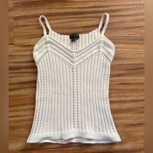 Vintage Lauren Ralph Lauren knit sweater tank top